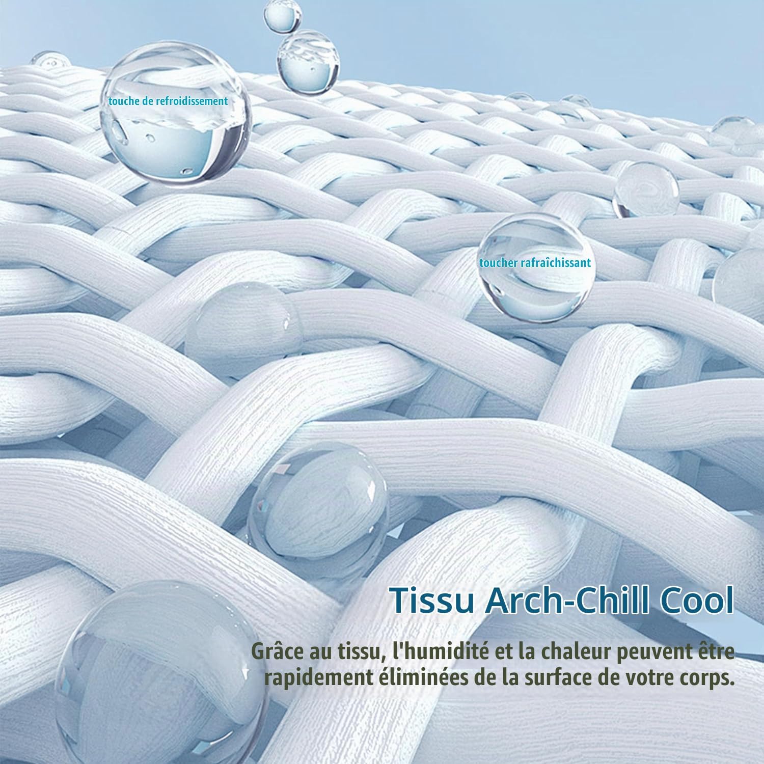Thumbnail 4 de ACCURATEX DE-Acx-CB-Blue-200200 verkoelende deken 200 x 200 cm, nylon, blauw