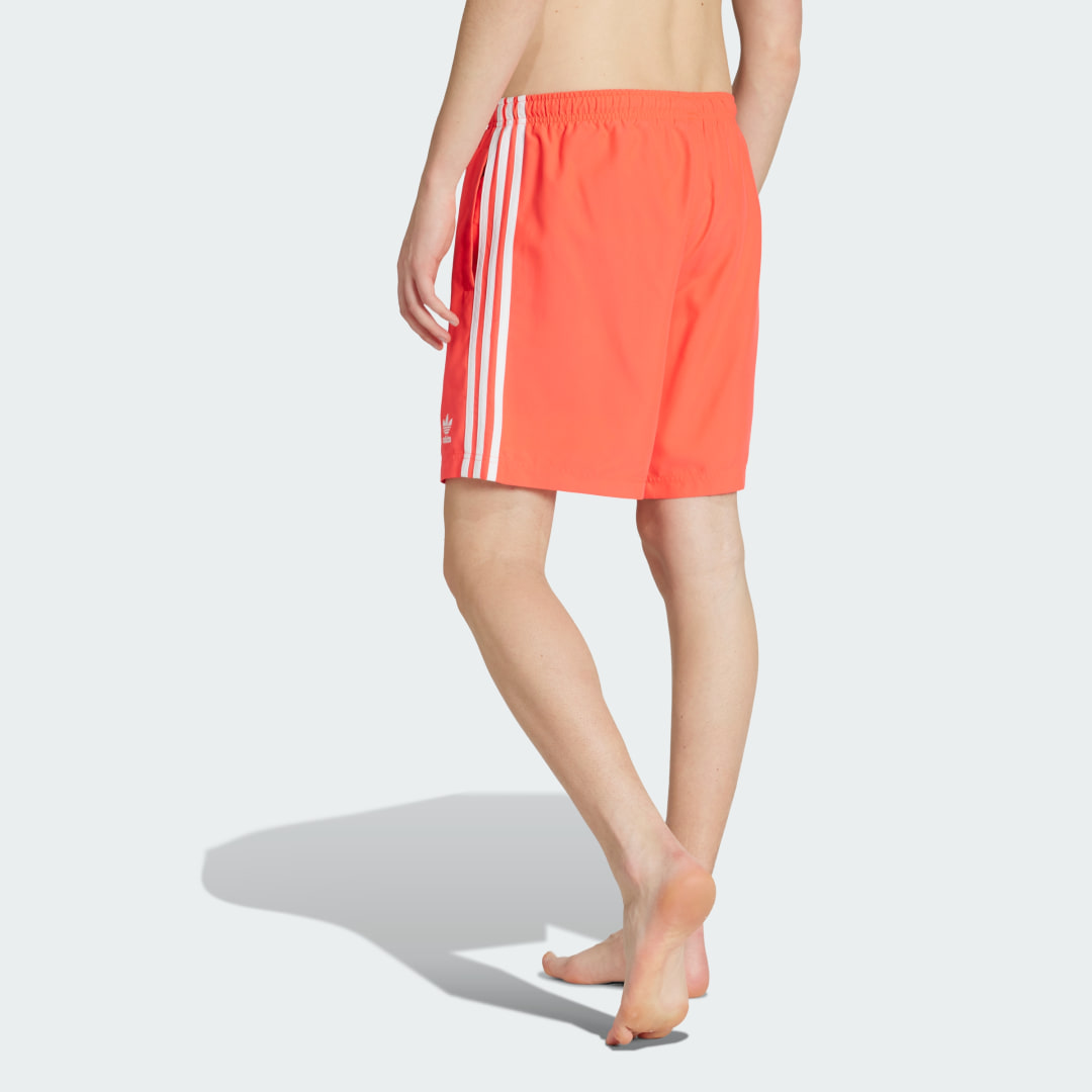 Detalle 2 de Bañador Adidas Adicolor 3 Stripes 20 cm – Rojo