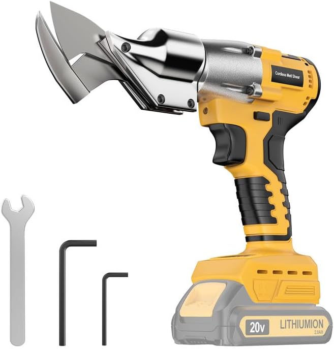 Detalle de Cordless Sheet Metal Shears with 360° Pivoting Head