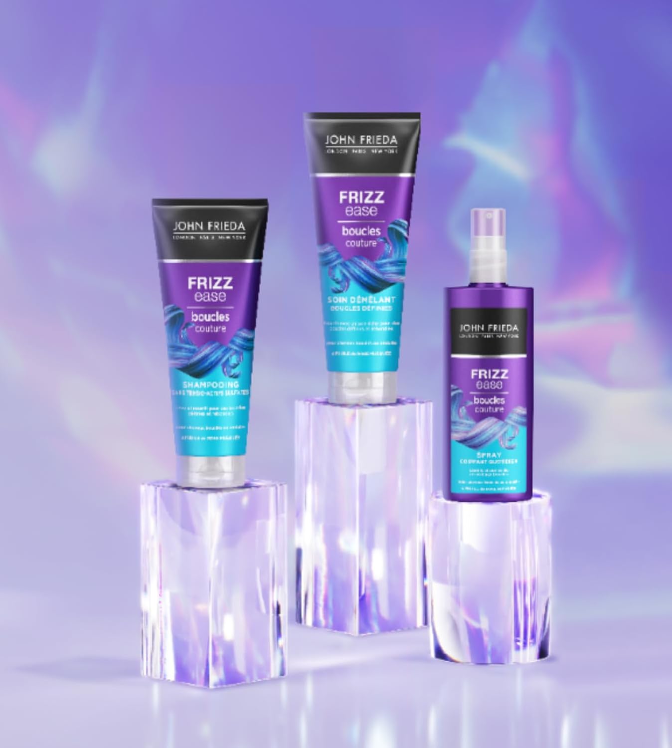 Imagen de JOHN FRIEDA Coffret Boucles Couture : Shampooing, Soin Démêlant et Spray pour cheveux bouclés en OfertitasTOP