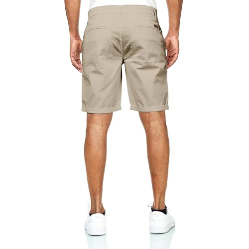 Thumbnail 4 de Smith & Solo Kurze Hosen Herren – Chino Shorts aus Baumwolle, Khakibraun (Größe 33)