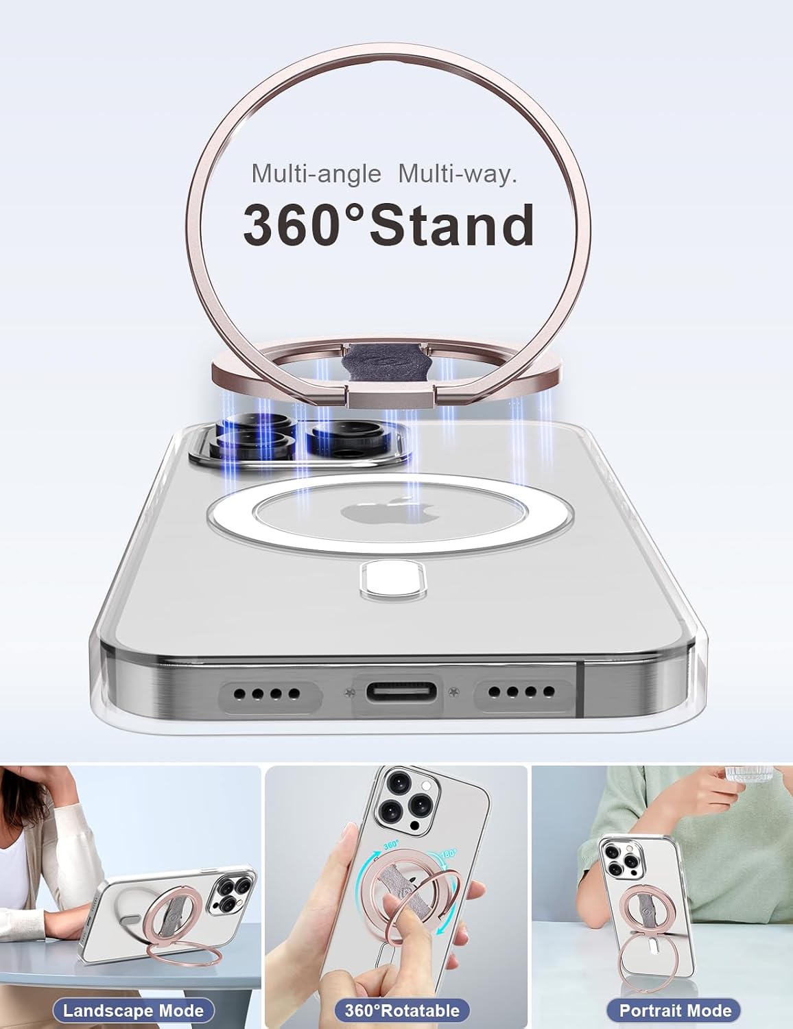Detalle 2 de EWA MagOne 3rd Gen MagSafe Phone Grip Stand for iPhone