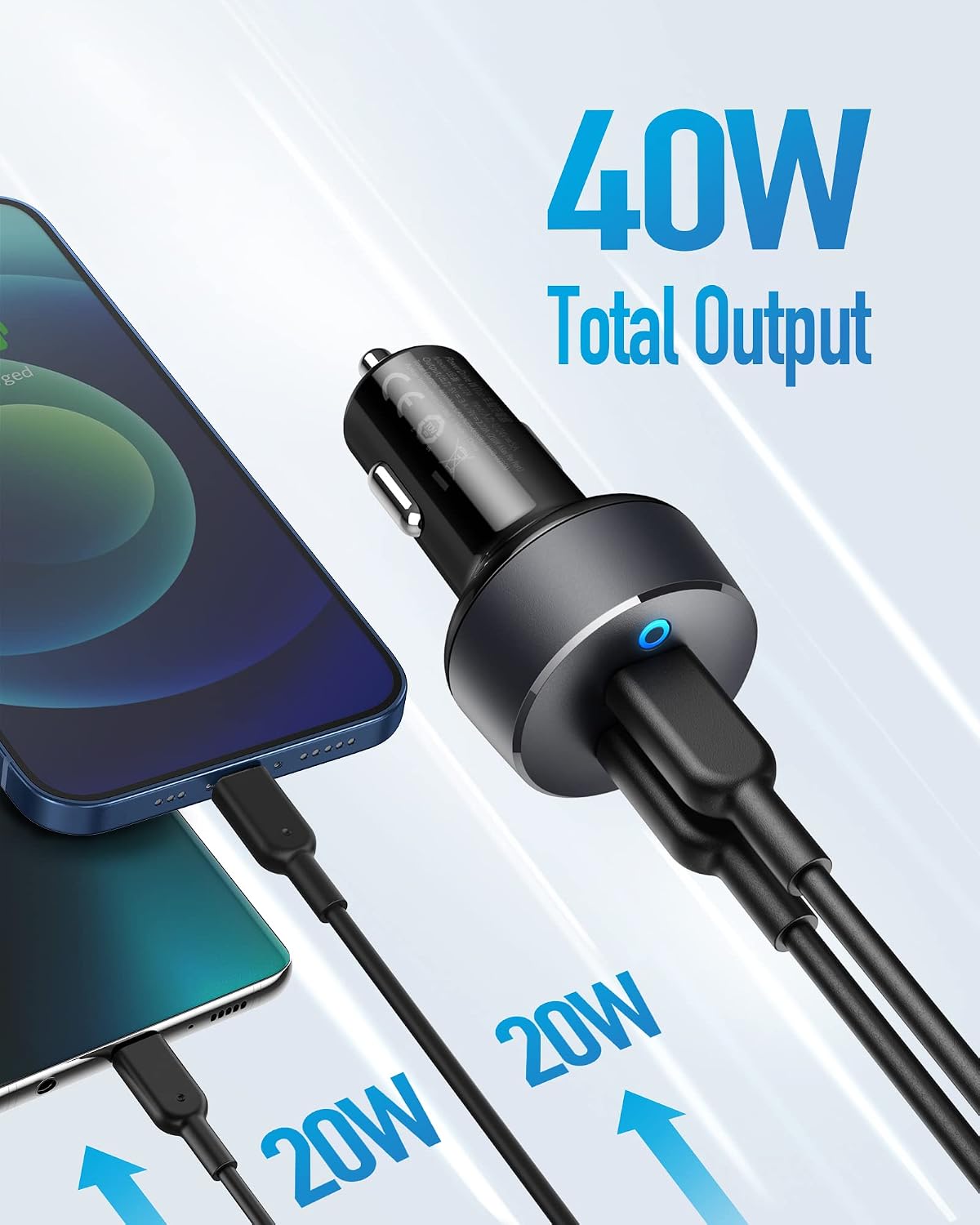 Thumbnail 2 de Anker PowerDrive III Duo: Cargador de Coches USB C 🚗⚡