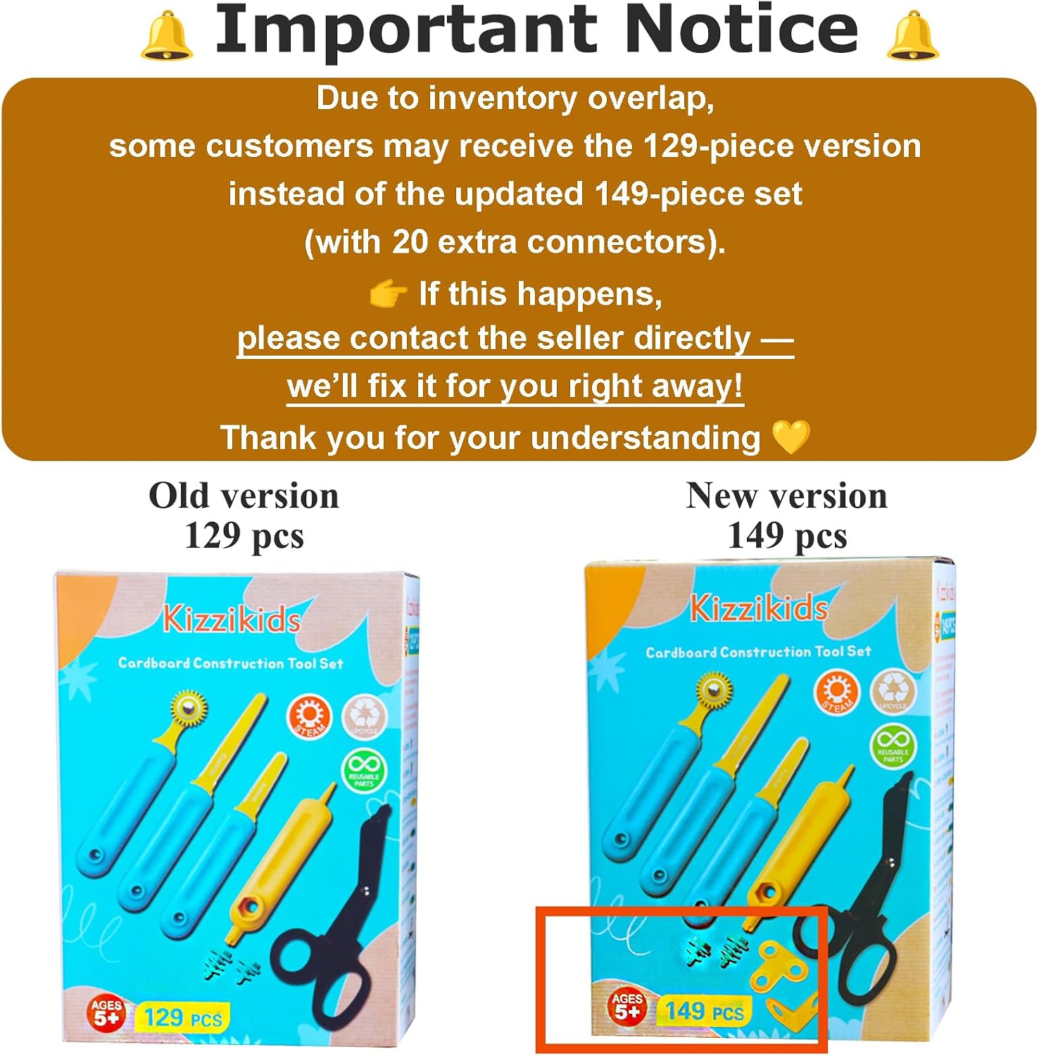 Thumbnail 5 de Kizzikids Cardboard Tools 149-piece kit