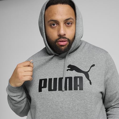 Thumbnail 6 de PUMA ESS No. 1 Logo Hoodie Hombre 🧥 Medium Gray Heather