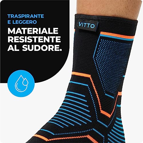 Detalle de VITTO Cavigliera Ortopedica - Tutore Caviglia per Distorsione, Manica, L