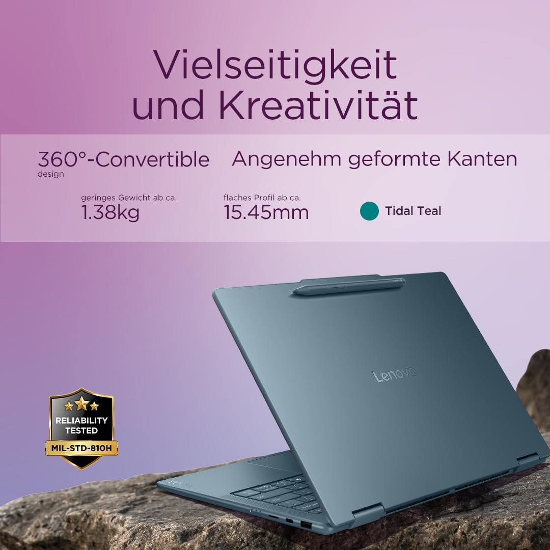 Thumbnail 3 de Lenovo Yoga 7 2-in-1 Laptop | OLED-Display, AI-Unterstützung und 16 GB RAM