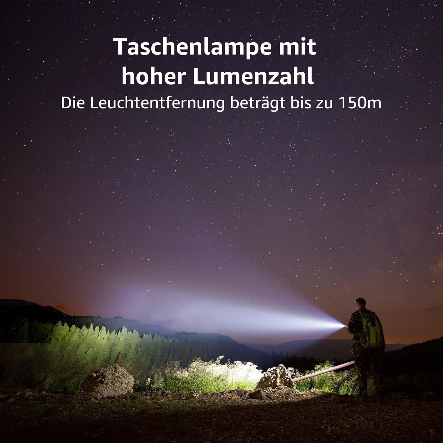 Detalle 2 de LE1000 Taschenlampe 150 m đŠ