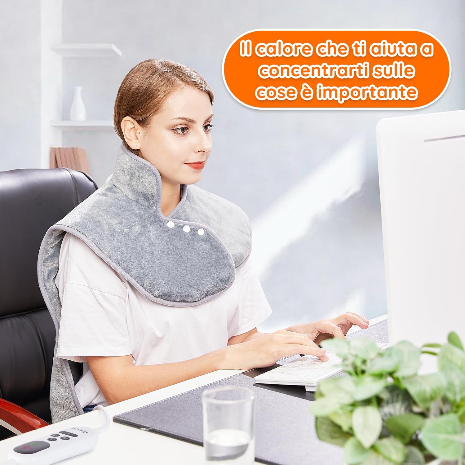 Thumbnail 5 de Termoforo Elettrico Cuscino Termico 60x100 cm 6 livelli