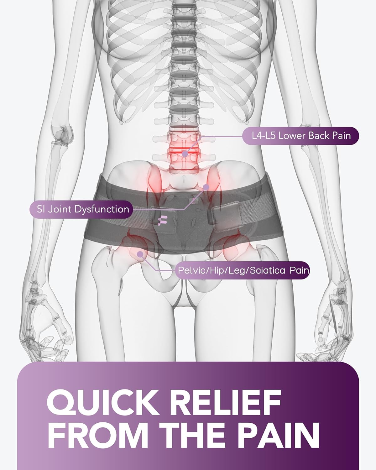 Detalle de Fitomo Sacroiliac Support Belt 13.5cm
