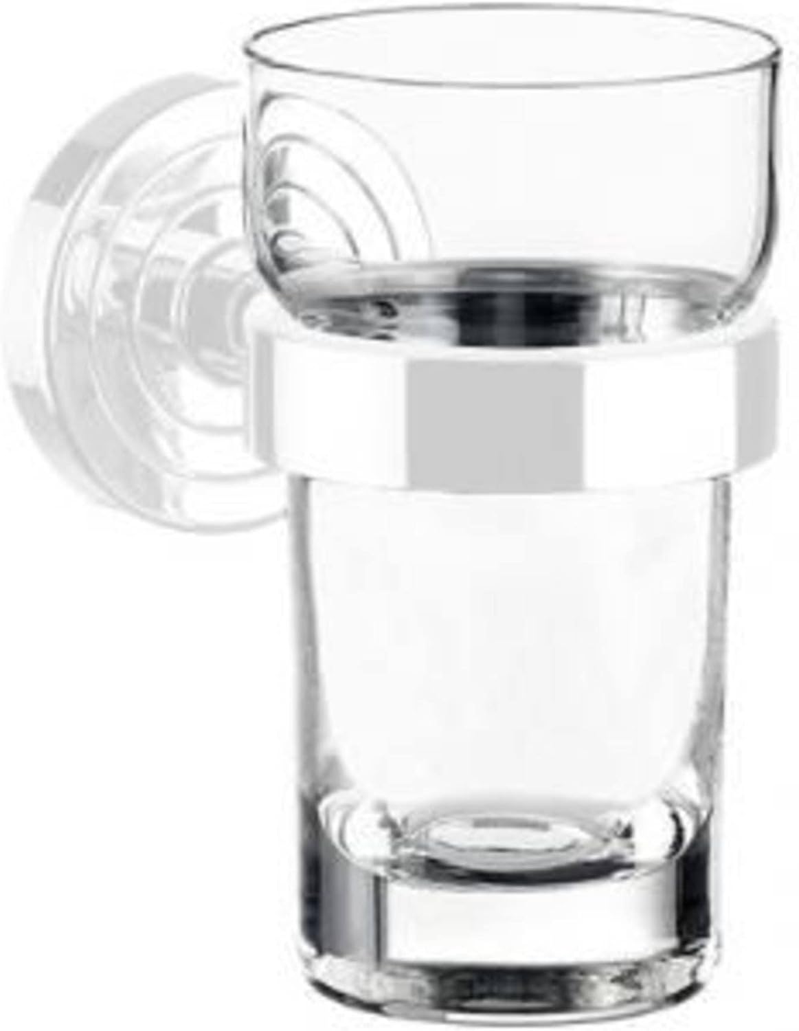 Detalle de Emco 072000091 Polo mondspoelglas van helder kristalglas, 6,4 x 11,5 cm
