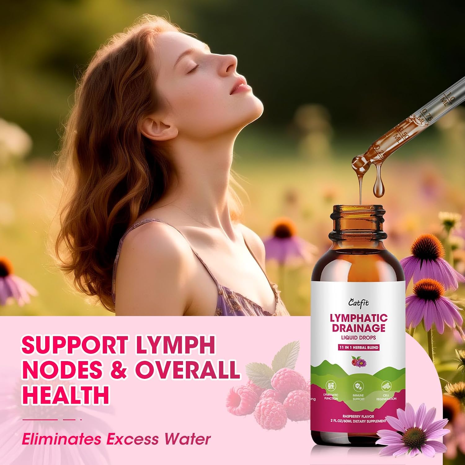Thumbnail 3 de Catfit Lymphatic Drainage Drops 2 fl oz