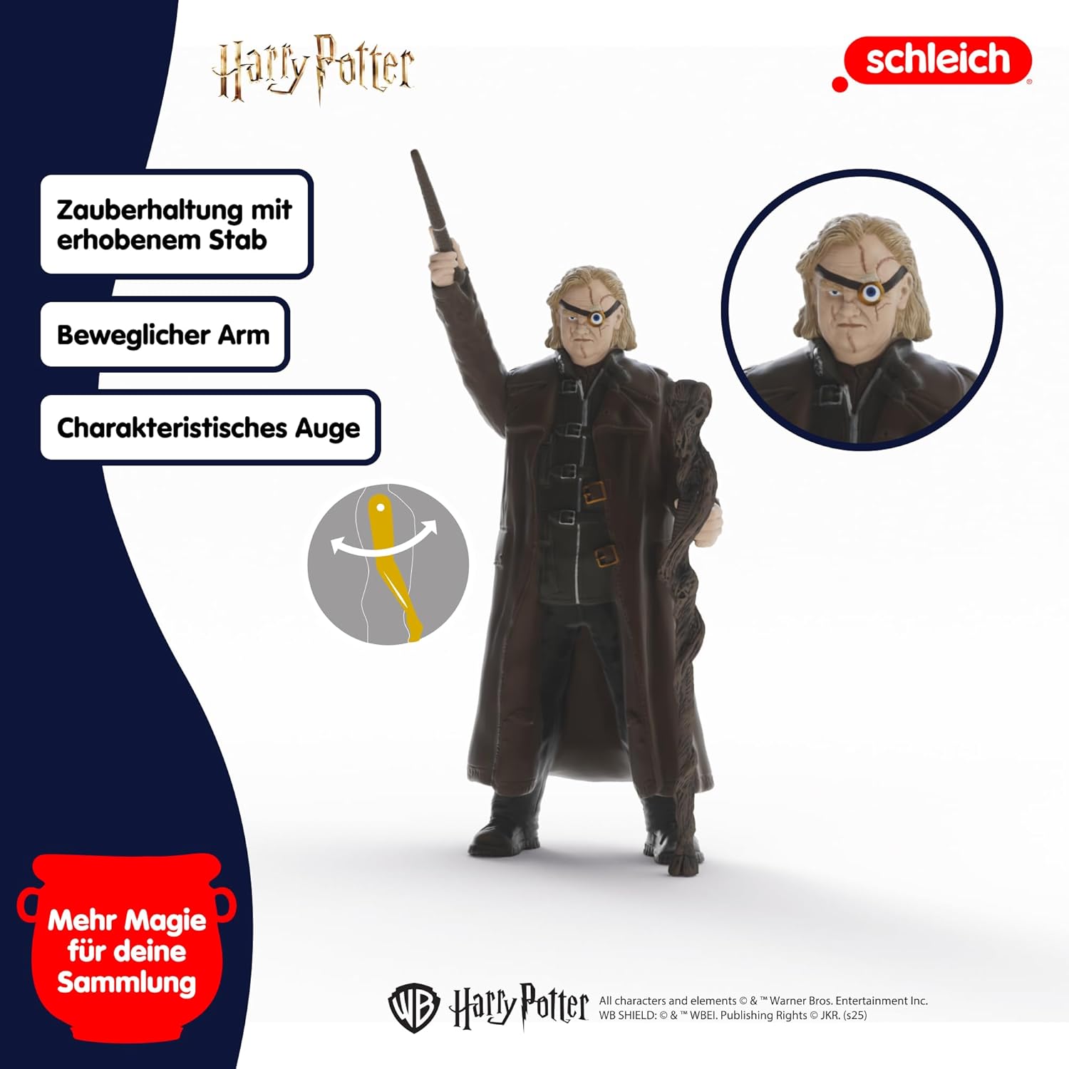 Detalle de schleich Mad‑Eye Moody & Draco Malfoy 3‑teilig