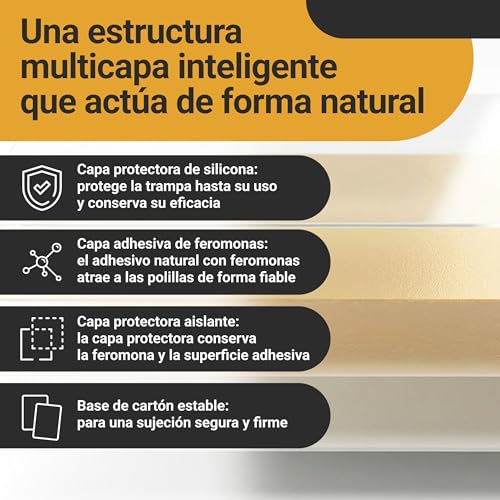 Thumbnail 6 de Proxinova Trampas polillas de Alimentos (12 unidades) – Vigilancia discreta, sin tóxicos y sin biocidas