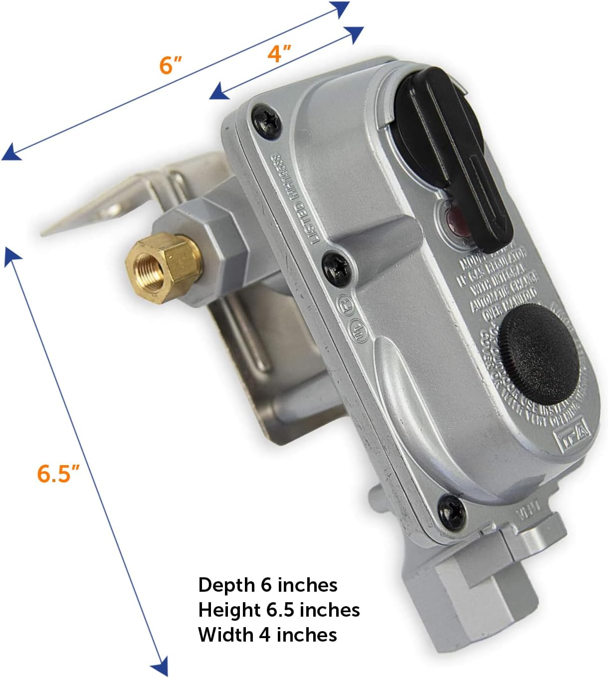 Thumbnail 4 de Flame King KT12ACR-2a Propane Regulator