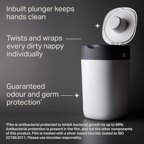 Thumbnail 3 de Tommee Tippee Twist & Click Nappy Bin Odour & Germ Protection