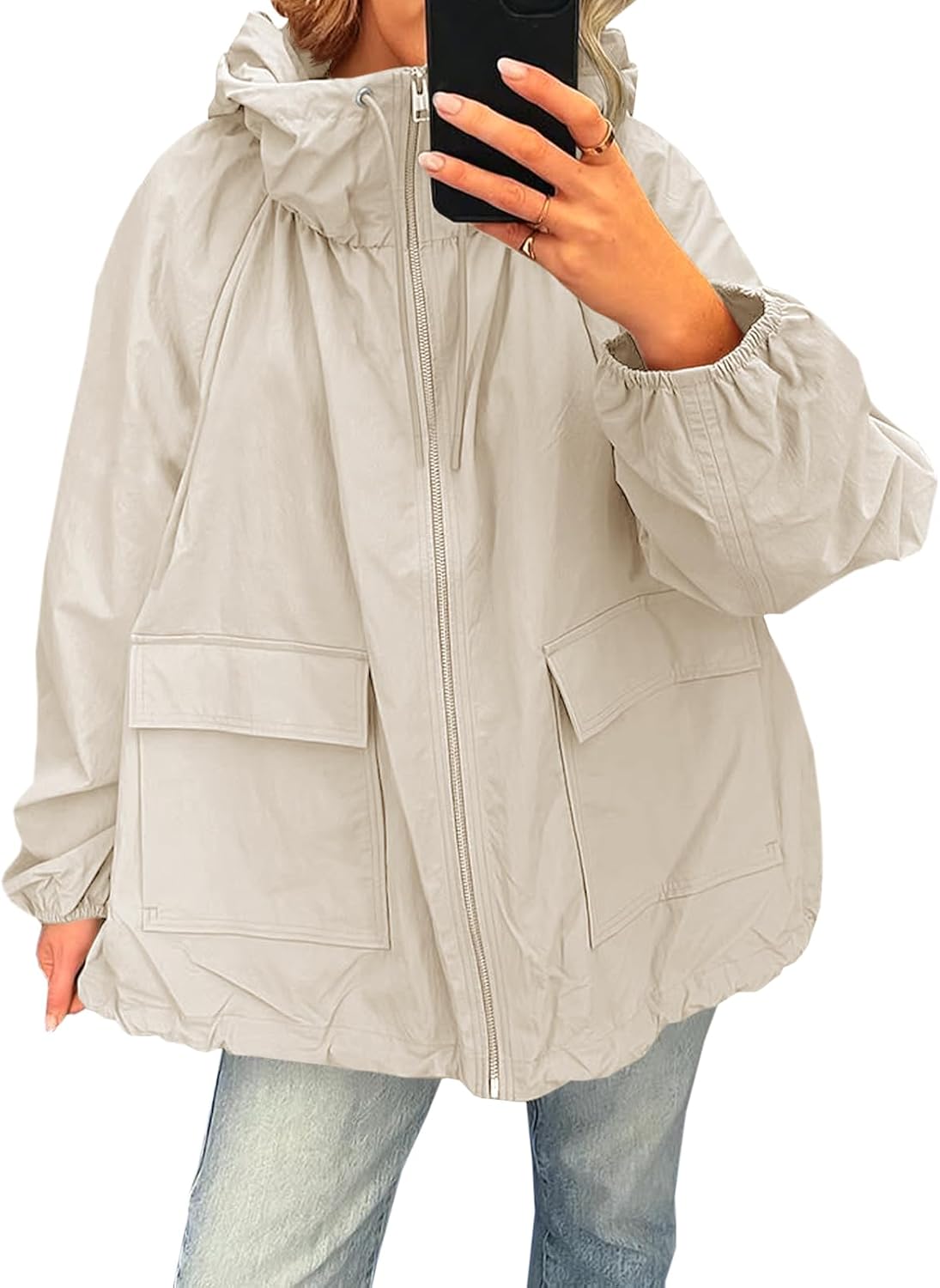 Detalle de Fisoew Women's Rain Jacket, 100% Polyamide