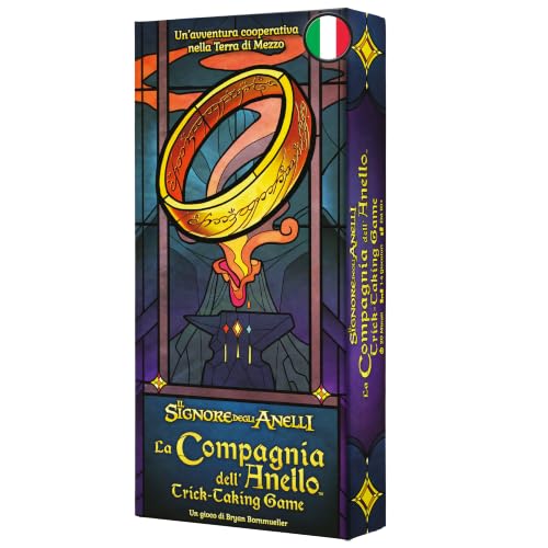 Detalle de Asmodee – LA COMPAGNIA DELL'ANELLO: Trick-Taking Game Collaborativo
