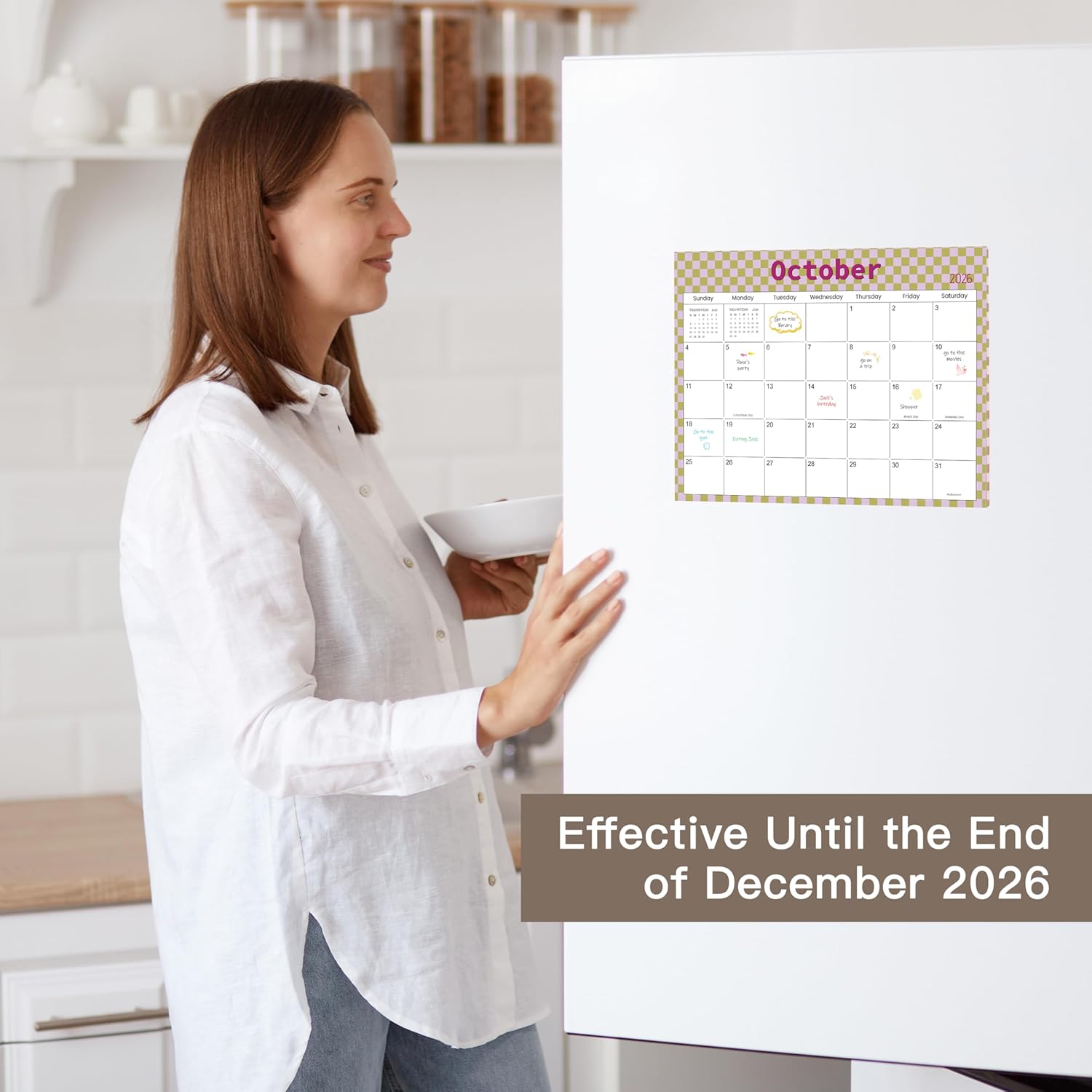 Thumbnail 4 de Magnetic Fridge Calendar A4 2026 📅