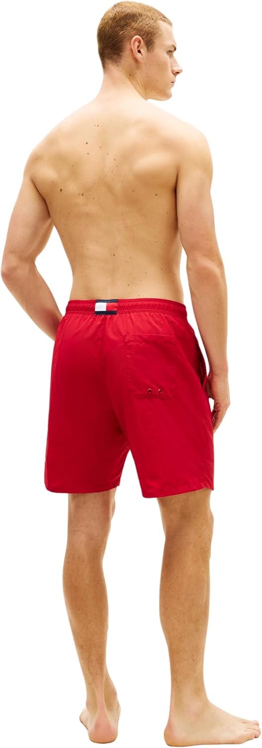Detalle 2 de Tommy Hilfiger Long Drawstring IM & NA UM0U03309 costume da bagno da uomo con coulisse