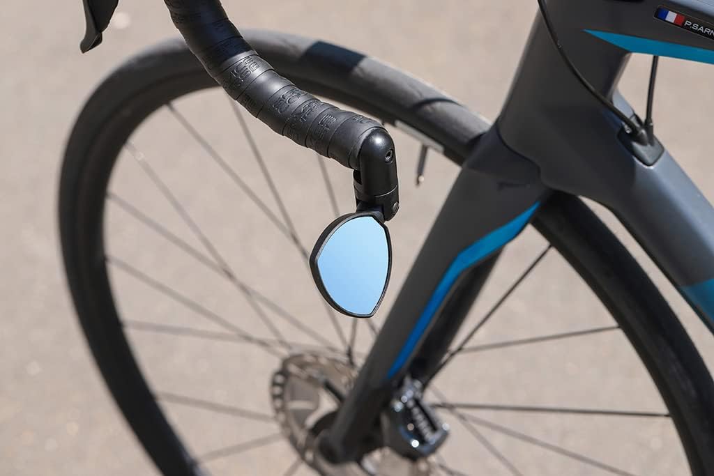Detalle 2 de Zéfal Rétroviseur Vélo Spin 25 : miroir de guidon réversible et ajustable pour vélo de route noir
