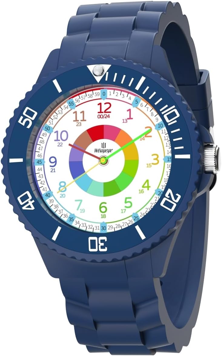 Detalle 1 de Weayege Reloj educativo infantil multicolor 3ATM