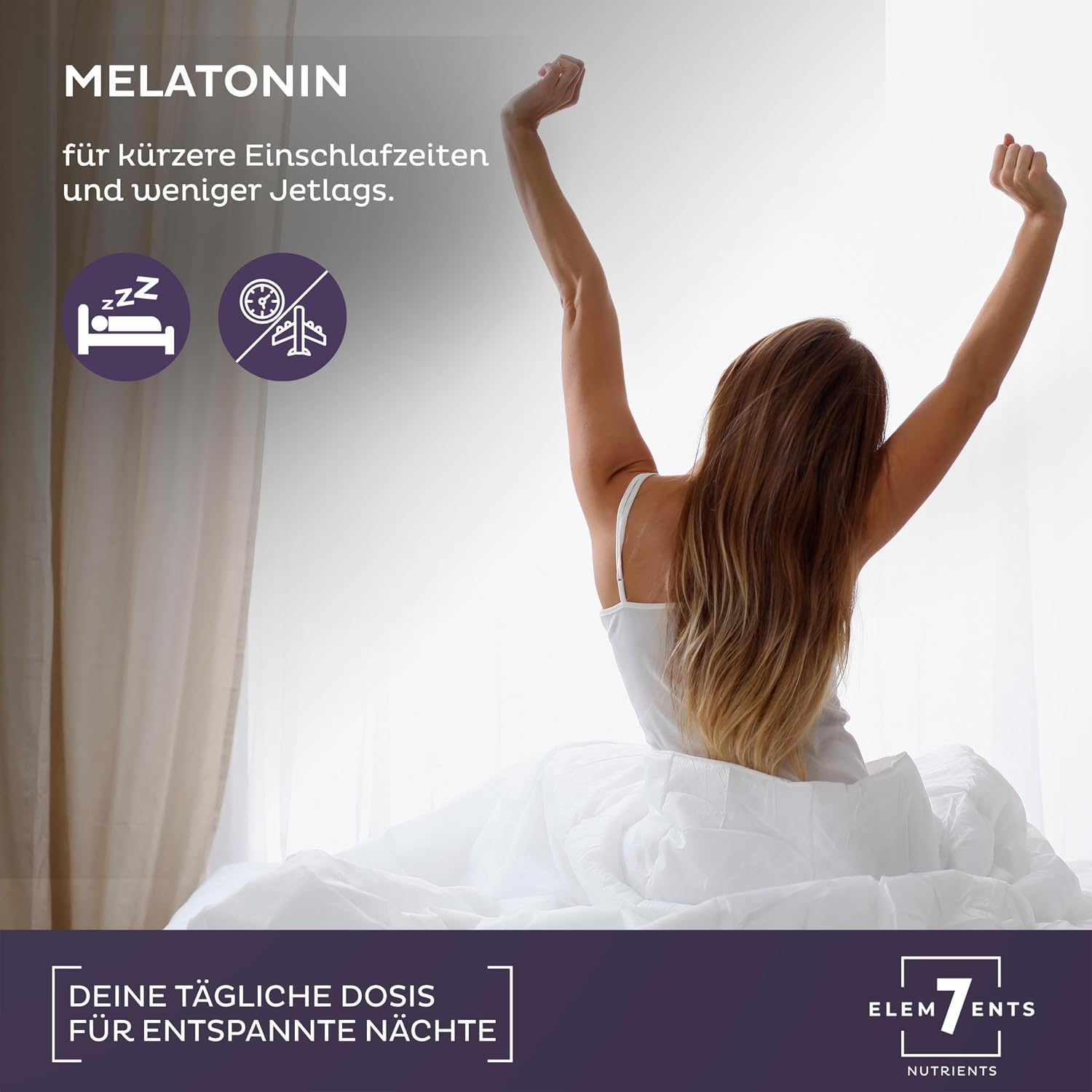 Thumbnail 2 de Melatonin Gummies zuckerfrei & vegan mit Baldrian, Kamille, Lavendel & Passionsblume – Schlaf-Einschlafgummis