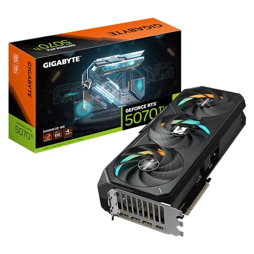 Detalle de GIGABYTE GeForce RTX 5070 Ti Gaming OC 16G (GV-N507TGAMING OC-16GD) – A capable high-end GPU for DLSS 4 workloads