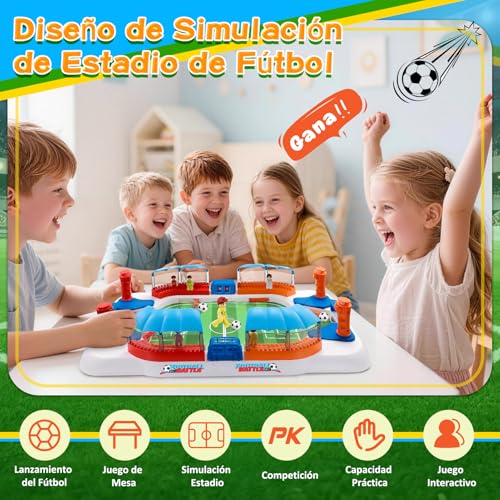 Thumbnail 2 de Dromlag Futbolines para Niños y Adultos: juego de mesa interactivo para familias y amigos