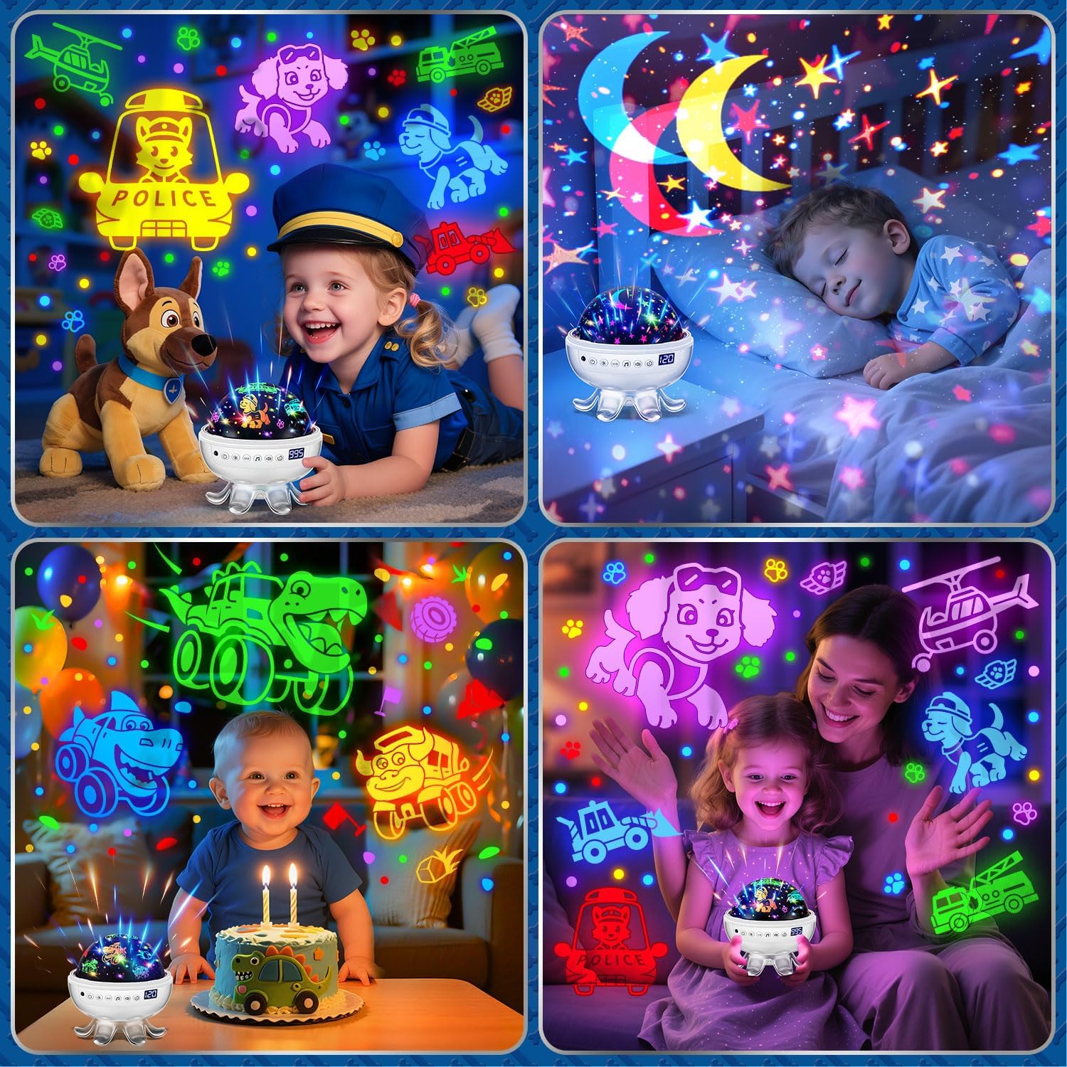 Thumbnail 6 de Kids Toys Puppy Projector 31‑Colour Night Light