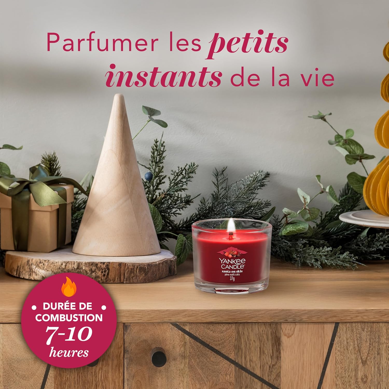 Thumbnail 5 de Coffret de bougies parfumées de Noël – 6 mini bougies votives Signature (Collection Après Ski)