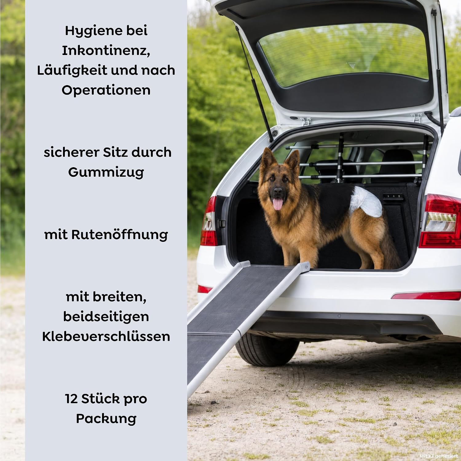 Thumbnail 1 de TRIXIE Hundewindeln für Hündinnen Gr. XL – 12 St., Bauchumfang 40–58 cm
