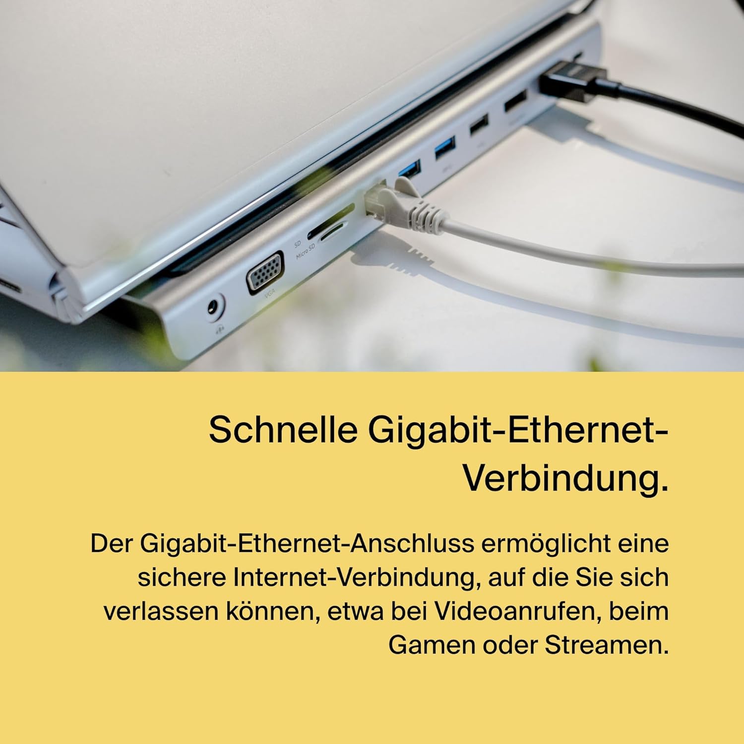 Thumbnail 3 de Belkin USB‑C‑Hub 11‑in‑1 MultiPort Adapter Dock mit 4K‑HDMI, DisplayPort, VGA und 100‑W‑Laden