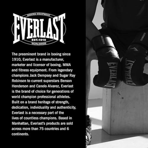 Thumbnail 6 de Everlast Elite 2 14 oz Guantes de Boxeo (Negro/Oro) para Mujer y Hombre