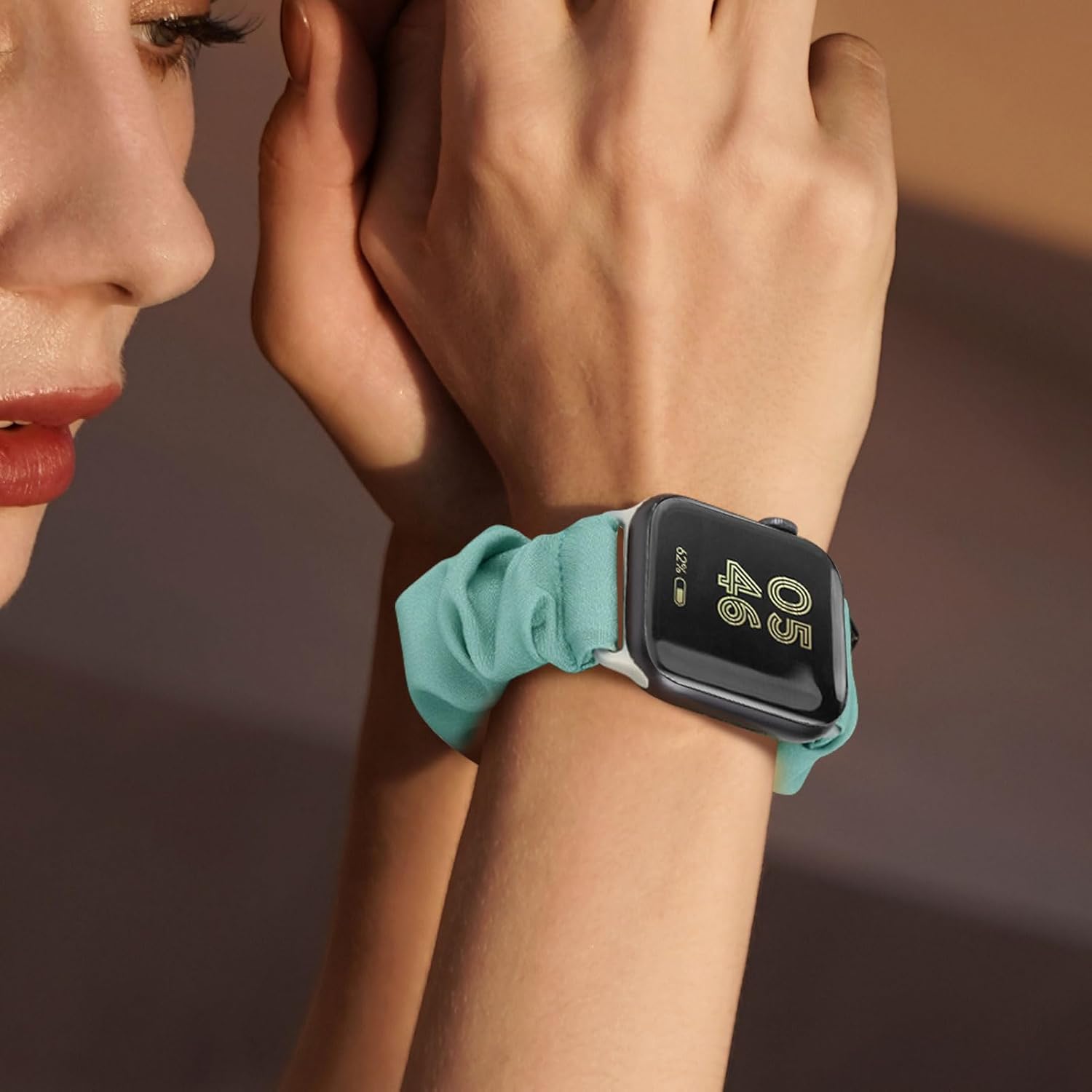 Thumbnail 4 de Ecogbd Elastic Scrunchie Strap for Apple Watch