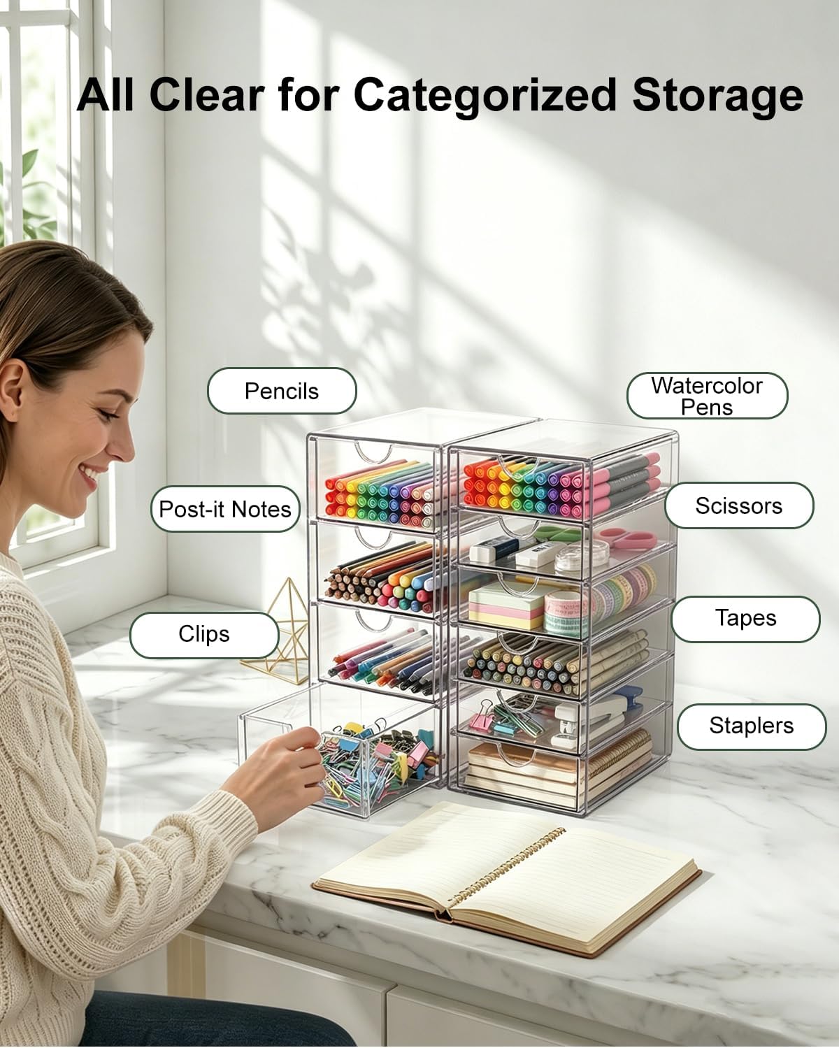 Thumbnail 3 de GoMaihe Kosmetik Organizer 10-Schubladen
