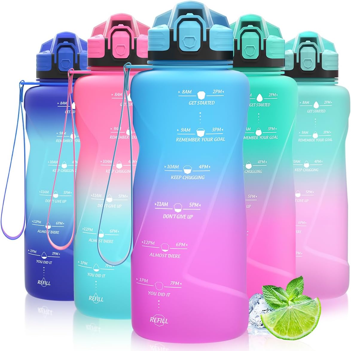 Thumbnail 6 de Coolfel Sport Trinkflasche 500 ml – Auslaufsicher, BPA-frei, mit Zeitmarkierung