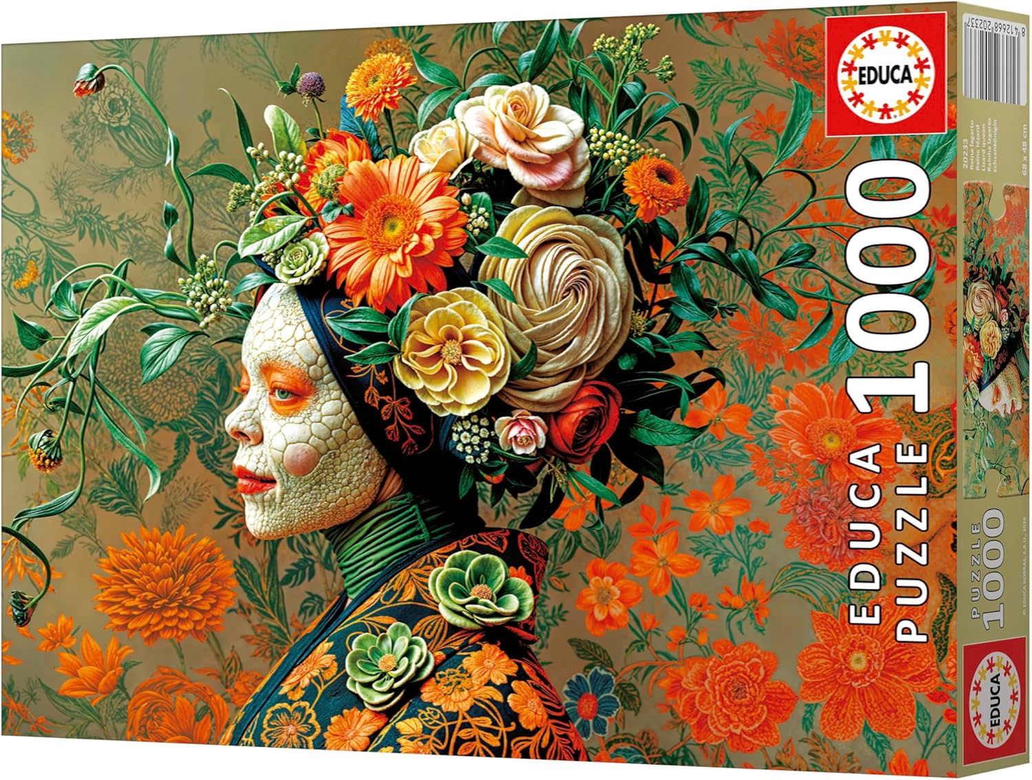 Thumbnail 4 de Educa puzzle adulte 1000 pièces « Reine Lézard » – 68 x 48 cm, dès 14 ans