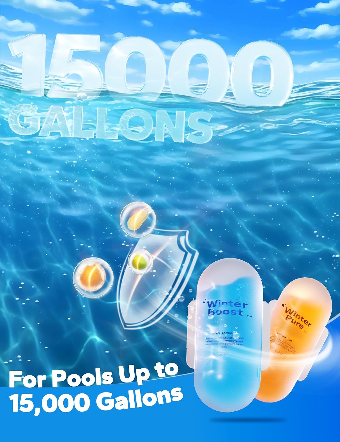 Thumbnail 5 de POOLHACKER YC010 3-in-1 Winter Pool Closing Kit, Up to 15,000 Gallons