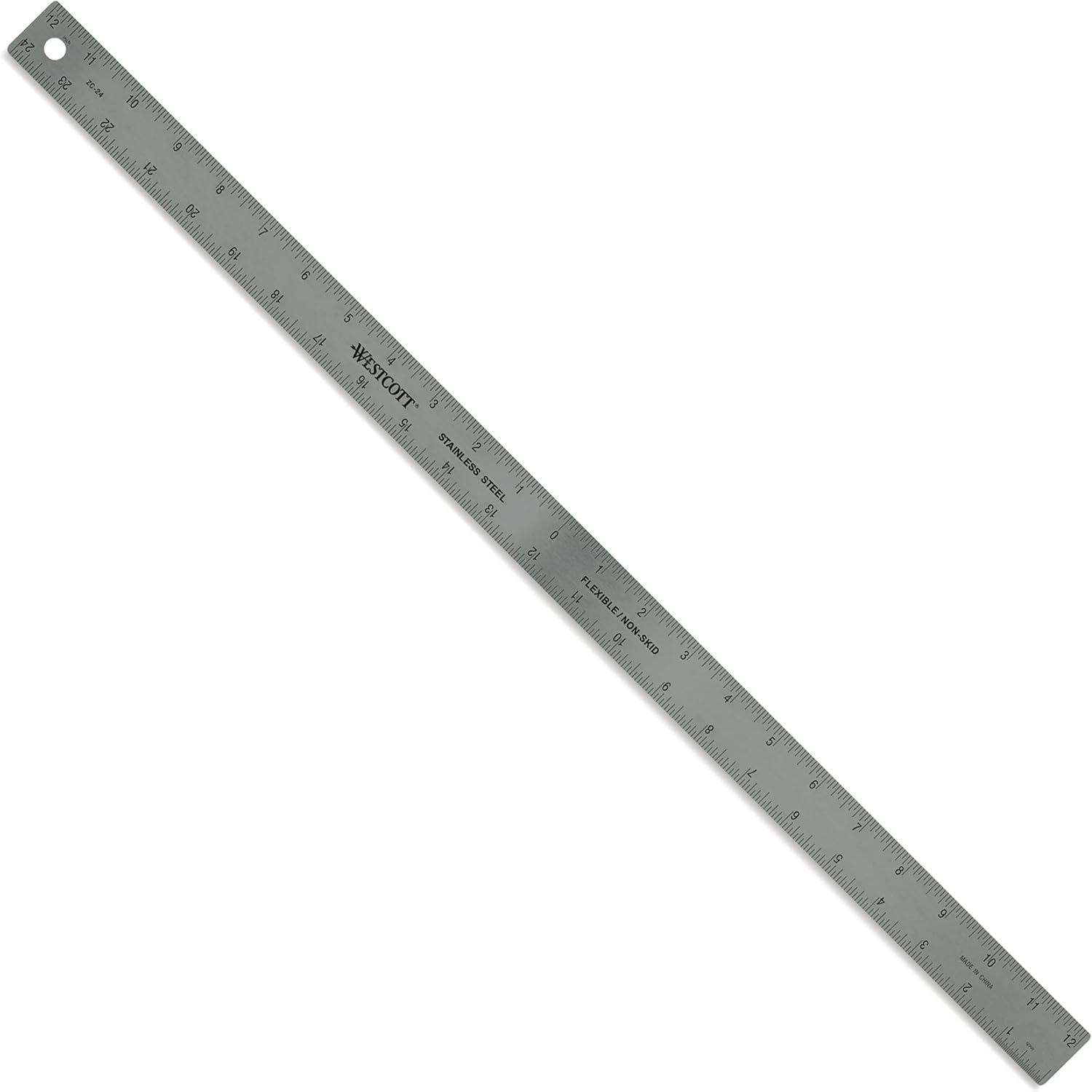 Detalle de Westcott stainless steel ruler, 24 in