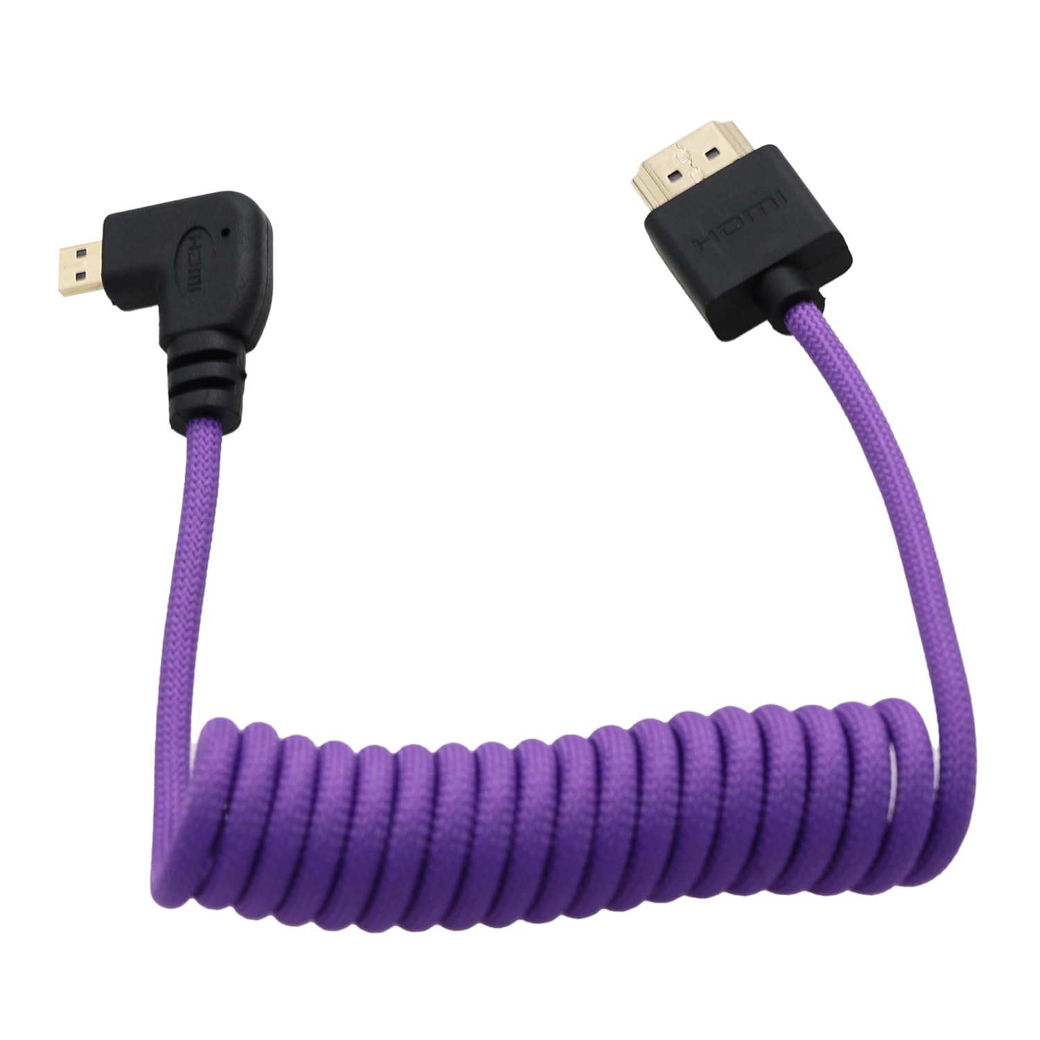 Detalle de HangTon Micro HDMI zu HDMI Kabel 4K/8K 60p – kompakt & flexibel für ATOMOS Ninja V, R5/R6-Serie, Sony & mehr