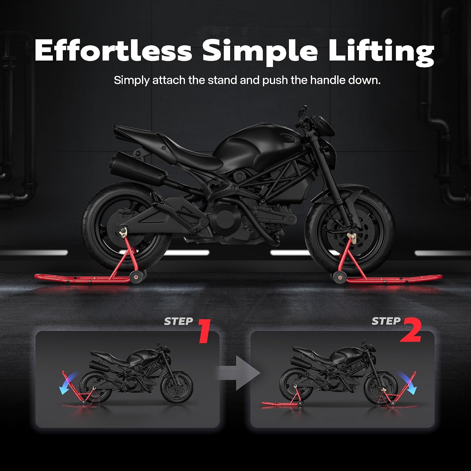 Thumbnail 5 de SPECSTAR Motorcycle Stand Combo, 882 lb Capacity