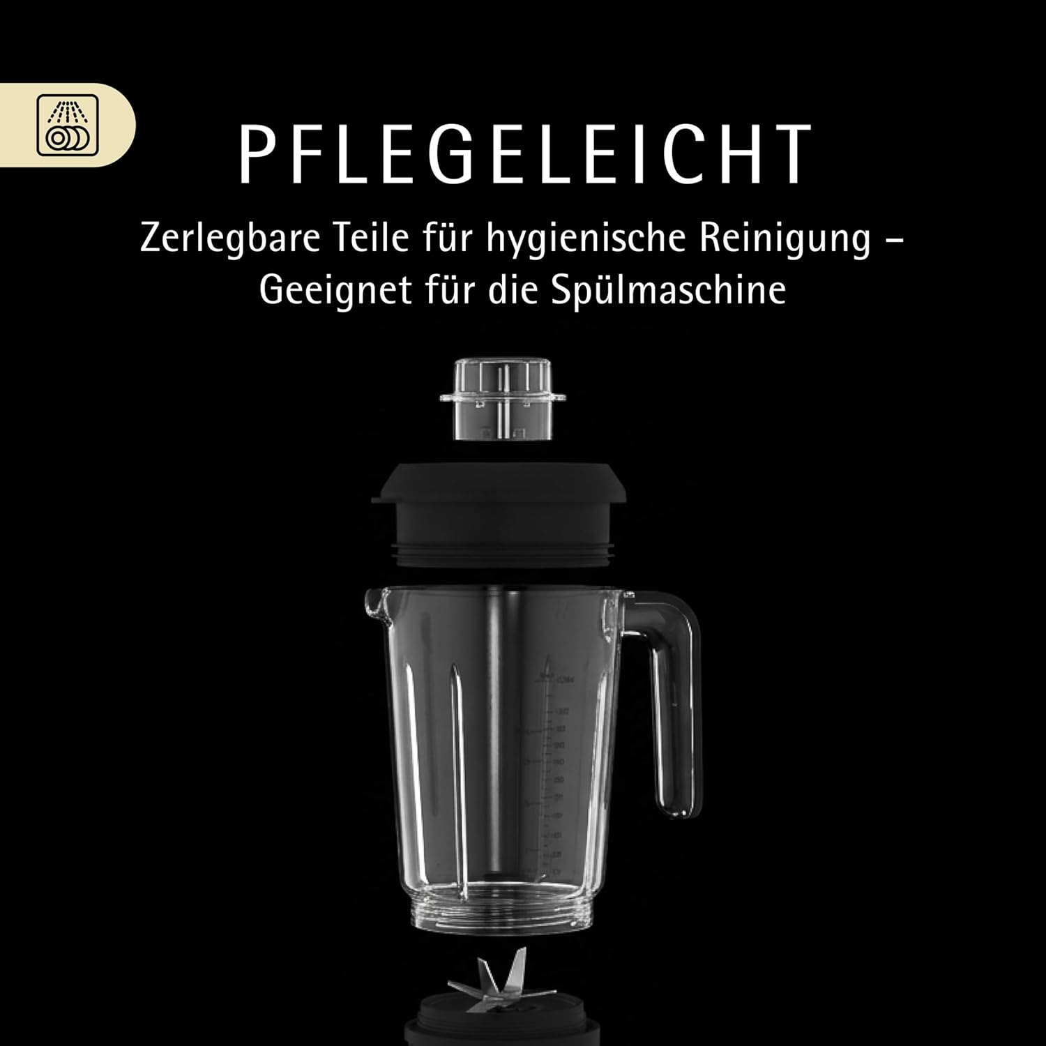 Thumbnail 5 de WMF Kult Pro Multifunktionsmixer Hochleistungsmixer – 1200 W, 30.000 U/min, 4 Mixbehälter inkl. ToGo-Verschluss