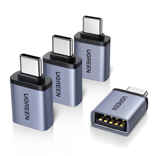 Detalle de UGREEN Adaptateur USB C vers USB 3.2 10Gbps Type-C vers Type-A (Lot de 4)