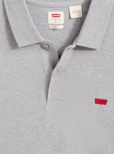 Thumbnail 3 de Levi's Housemark Polo Grey Heather para Hombre, XXL 👕