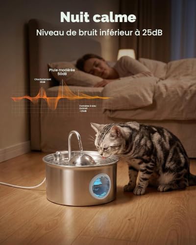 Detalle de Dctrod Fontaine à eau pour chat 2,6 L