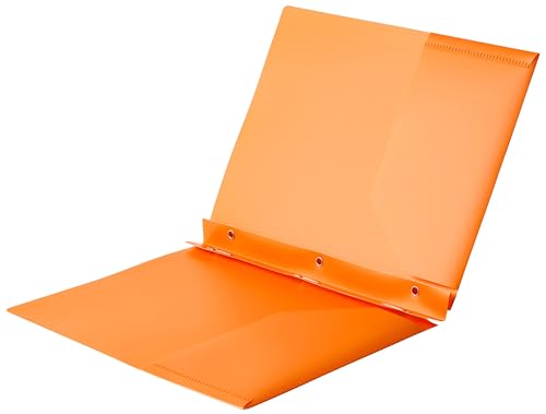 Detalle 2 de Amazon Basics Heavy Duty Plastic Folders with 2 Pockets (12-Pack) in Assorted Colors