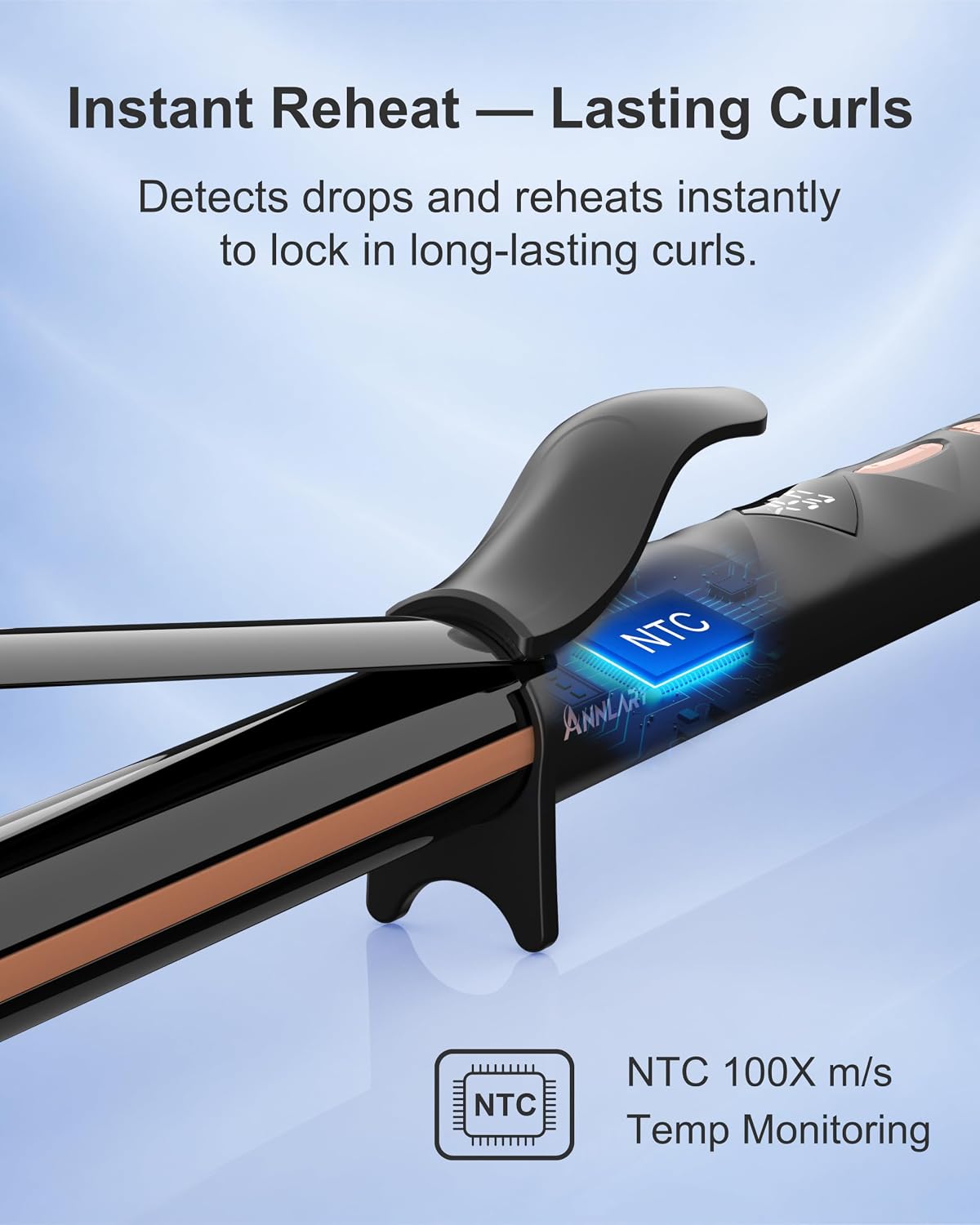 Detalle de ANNLARY 1-Inch Curling Iron