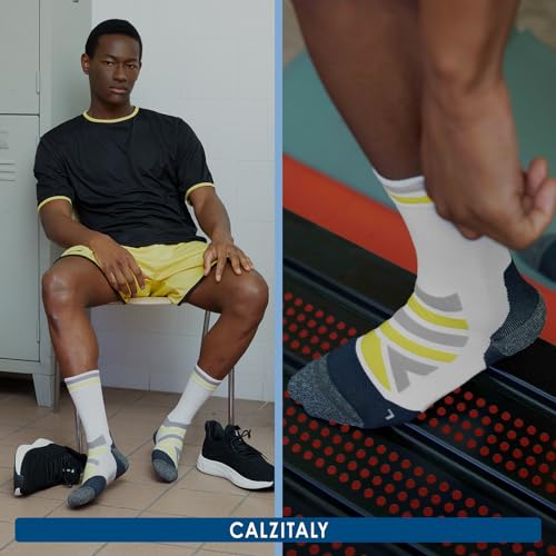 Detalle 2 de Chaussettes CALZITALY sport homme femme DRYARN, 1 ou 3 paires