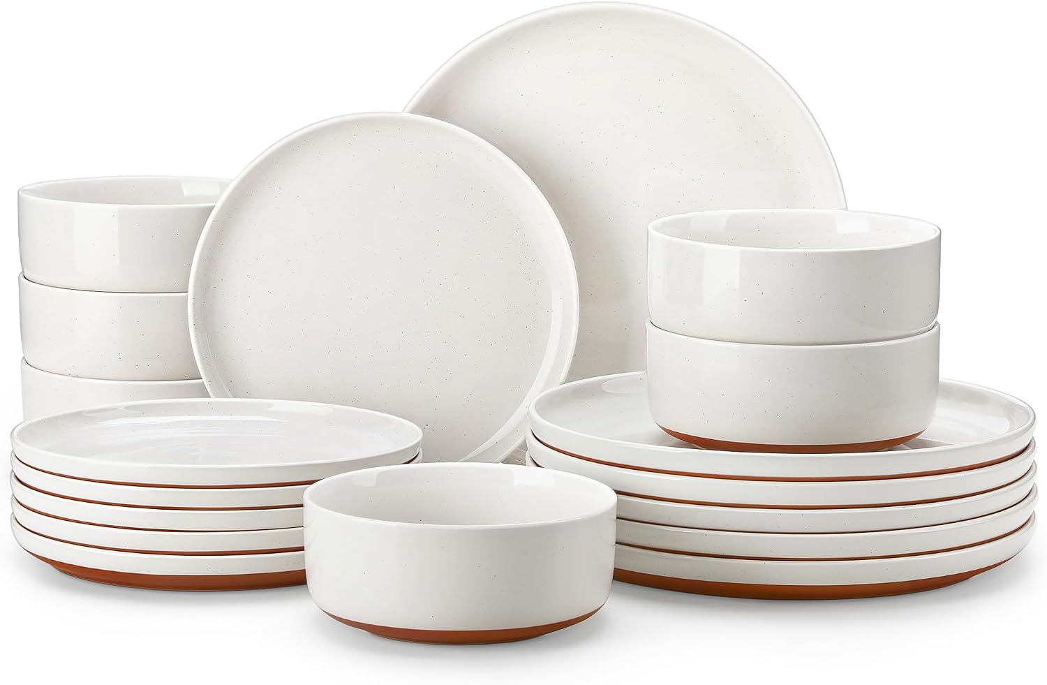 Detalle de MALACASA Tara 18-Piece Dinnerware Set